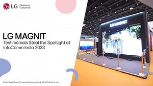 Witness the brilliance of LG MAGNIT through the eyes of our exhibition attendees! In this testimonial, catch the excitement as the user experiences the LG MAGNIT Micro LED in person. From immersive visuals to unparalleled display technology, LG MAGNIT is redefining excellence in LED display technology. Know more at https://bitly.ws/34FYu #InfoComm2023 #LGMAGNIT #MicroLED #LEDScreen #LEDDisplay #InnovationUnveiled #VisualRevolution #TechTransformation #SeamlessExperience #LifesGood #LG #LGIndia |