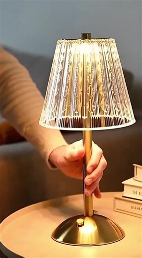 Light up your space, wire-free! 💫 This sleek touch lamp dims to your perfect mood and charges for cordless use. #LEDLamp #TableLamp #HomeDecor #TikTokShop #TikTokUK