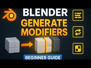 Blender Generate Modifiers | Beginner’s Guide to Powerful Tools