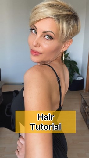 Gabi Cabadajova | Effortless Elegance: Master the Perfect Short Haircut Tutorial! This is my first time using a flat iron to straighten my hair 😅. I always... | Instagram