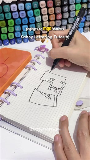 Kahoy Lettering Tutorial #tutorial #lettering | Kittycrafty