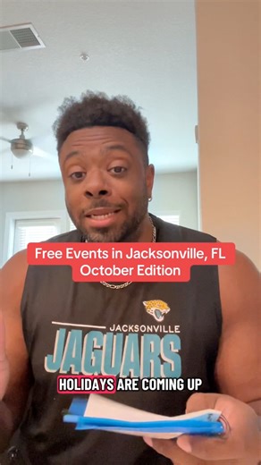 88K views · 1.8K reactions | Don’t let October be the Month you miss out on all the free events Jacksonville, FL has to offer. Whether it be for yourself, your kids, or the whole family…come outside! #JaxParks #JacksonvilleFlorida | Eric Dunn | Facebook