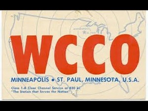 WCCO 830 AM sign off May 19 1957