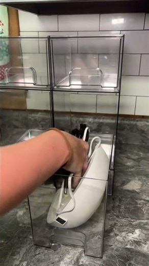 The easiest way to organize cabinet clutter #organization