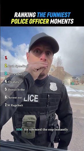 Ranking the Funniest Police Officer Moments