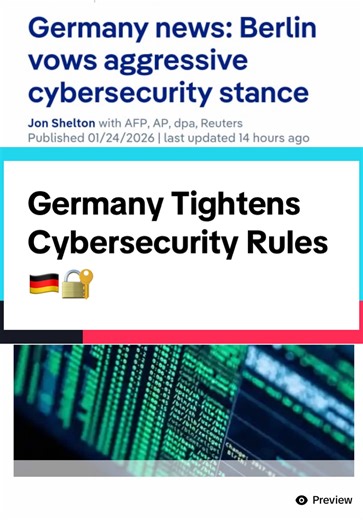 Germany Tightens Cybersecurity Rules for Safer Banking