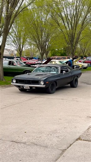 Classic Plymouth Cuda At Packard Proving Grounds! #car #plymouth #cuda #classiccar
