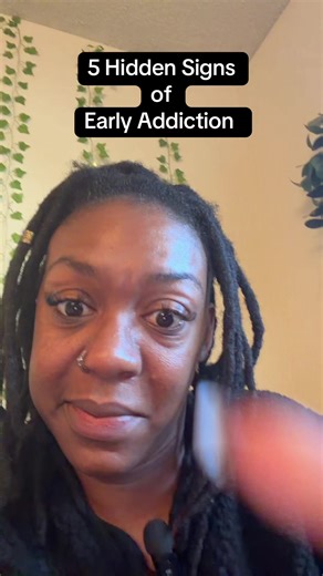 5 hidden signs of early addiction #addictionrecovery #celebraterecovery #youarenotalone