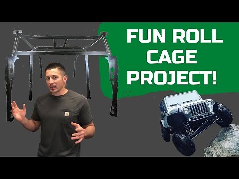 Jeep Roll Cage Install - Poison Spyder Trail Cage Kit For JK or LJ