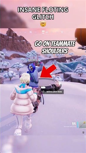 INSANE FLOATING GLITCH 🤯 #fortnite #shortsfeed #foryou