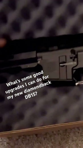Diamondback DB15 ar15 #airsoft what’s some good upgrades I can do? #diamondbackfirearms