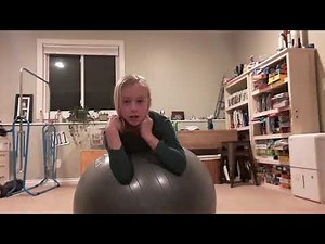 How to do backbend on exerciseball!