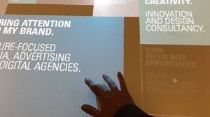 Interactive table projection