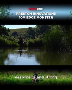 7.3K views · 59 reactions | Preston Edge Monster 10m Margin Pole Supplied at 10m with its mini extension, the Edge Monster 10m Margin Pole is constructed from quality carbon fibre and is strong enough to extract large carp from the margins while having the balance to fish at its full length for carp and F1s where the extra 10m length can really help to reach those areas that are usually out of range for a conventional margin pole. | Angling Direct | Facebook