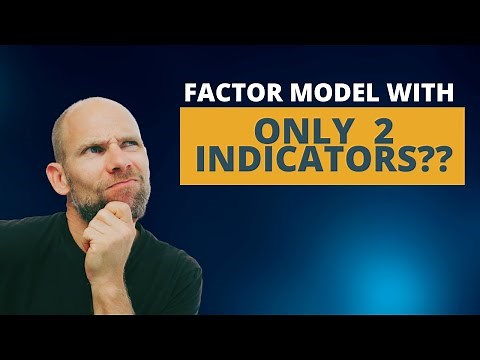 Factor Model with only 2 Indicators???