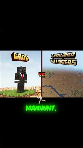 Can Grox beat the game with 1,000,000 villagers hunting him down?!