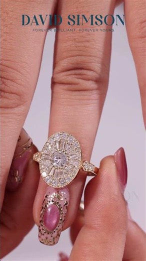 Why Is the Vintage Milgrain Starburst Engagement Ring So Timeless? 💍✨