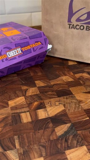 Giant Cheez-It pizza