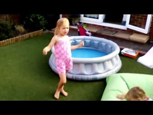 Cheeky Charlotte does gymnastics