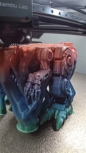 3D printed Dinosaur! 14 hours in the making! #dinosaur #3dprinting #vuralvideo #fyi