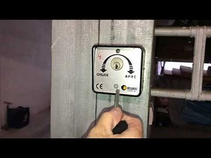 TUTORIAL: How to unlock the shutter in the event of a power failure with an Elsamec lock