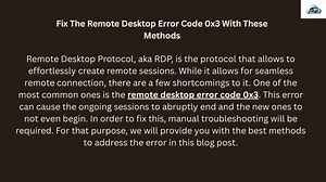 RDP Error Guide: Quick Solutions - SlideServe