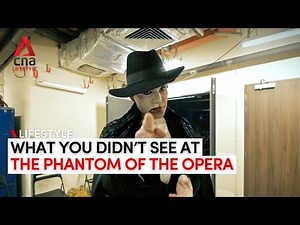 We went on a backstage tour of The Phantom Of The Opera
