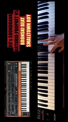 80's Soundbank Arturia Prophet V5 - Bronski Beat - Smalltown Boy #shorts #arturia #80smusic