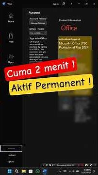 100% FIXED ✓ ACTIVATION REQUIRED DI MS OFFICE 2019 2021 DAN 2024