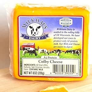 Wisconsin Colby Marble Cheese- 2 Pound