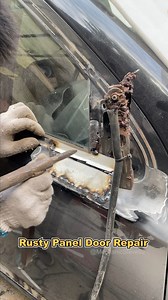 Rusty Panel Door Repair #auto #mechanic #mechanicsteve #rusty #automobile #automechanic | Mechanic Steve