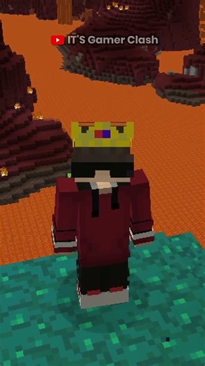 Minecraft But I Can't Touch Netherrack 🥲 #shorts