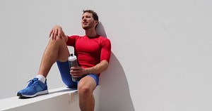 Tired Exhausted Fitness Man Runner Drinking Stock Footage Video (100% Royalty-free) 1059655910 | Shutterstock