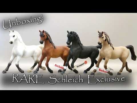 Unboxing RARE Exclusive Arab Mare 2014 & Completing A Conga!! | Schleich Horse 72087