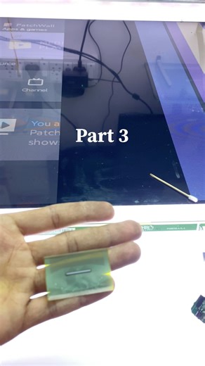 Mi Tv 43 inch lining Problem Panel Repairing Led Tv Part 3 #shorts