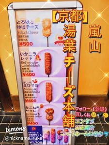 京都嵐山の湯葉チーズ本舗で味わう絶品グルメ