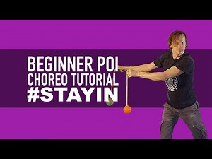 Beginner Poi Choreography Tutorial #stayin