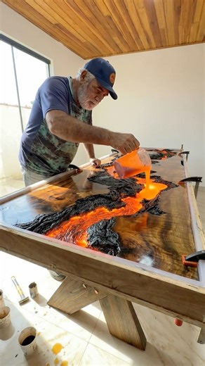 How to make a rustic wooden table