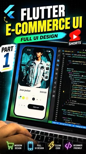 Part 1: 🚀 Flutter E-commerce UI Build