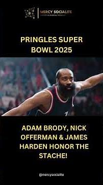 Pringles Super Bowl 2025: Adam Brody, Nick Offerman & James Harden Honor the Stache!