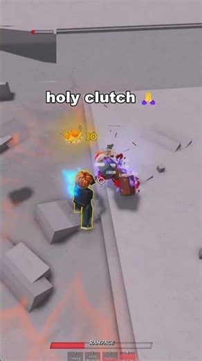 holy clutch 🙏#roblox #thestrongestbattlegrounds