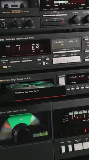 The Technics SL-P10 is a rare first-generation CD player released in 1982 #recordplayer #turntable