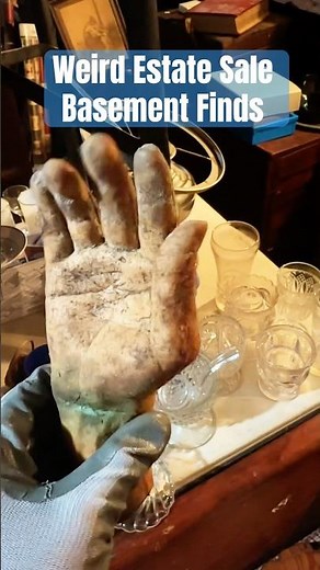 Strange Basement Estate Sale Finds! #vintage #estatesale