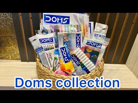 Unboxing DOMS Stationery Kit | DOMS Pencil, Crayons & Paints