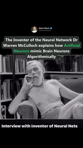 💡 Interview with Neural Net Pioneer Warren McCulloch 💡 In 1943, Warren McCulloch, a neurologist, and Walter Pitts, a self-taught logician, published