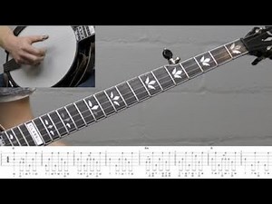 Down The Neck Rolling Backup (Banjo Breakdown) | Intermediate Bluegrass Banjo Lesson With Tab