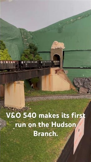 HO Scale V&O ALCo C628 540 makes its first run.