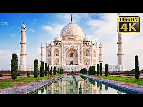 Taj Mahal - 4K Aerial Drone + Stock Footage