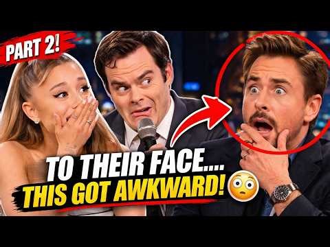 Celebrities React to Impressions of Themselves 😳 (Gets Awkward)