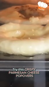 燎 Parmesan Cheese Popovers 稜✨ Golden, crispy, and filled with savory...